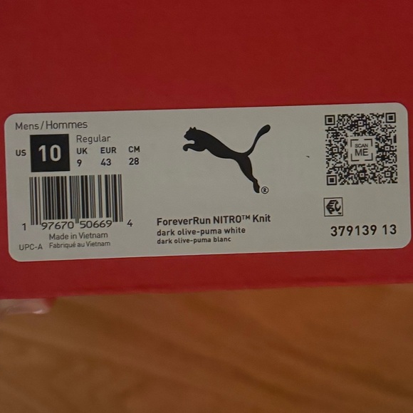 Puma ForeverRun Nitro Knit SZ10 - Picture 4 of 4
